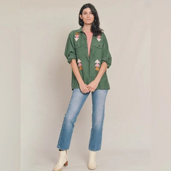 Bliss and Mischief Army Jacket - Size 3 (L) - Picture 12 of 13